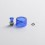 Authentic VXV Soulmate RTA Pod Replacement Tank Tube + 510 Drip Tip Blue SS