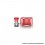 Authentic VXV Soulmate RTA Pod Replacement Tank Tube + 510 Drip Tip Red SS