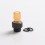 Buy Authentic Auguse CG V2 510 Drip Tip Yellow PEI Matte Black