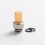 Buy Authentic Auguse CG V2 510 Drip Tip Yellow PEI Silver