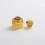 Authentic Yacht Claymore RDA Replacement Top Cap + Drip Tip Translucent Amber