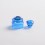 Authentic Yacht Claymore RDA Replacement Top Cap + Drip Tip Translucent Blue
