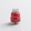 SXK ReLoad S Style RDA Rebuildable Dripping Atomizer - Red, 316 Stainless Steel, 24mm Diameter, with BF Pin