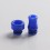 Authentic MECHLYFE x Fallout XRP RTA Replacement 510 DL / MTL Drip Tip Resin Blue