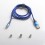 Authentic Kumiho K1 V2 3 in 1 Magnetic 3A Braided Fast Charge Sync Cable Blue