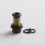 Authentic Auguse Era V2 510 Straight Drip Tip Black + Yellow