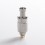 SXK MOBB Mini Style RBA Rebuildable Atomizer w/ 3.5mm Air Pin for Billet / BB / Supbox /Bantam Revision - Silver, 303SS