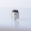 Coilturd Style RDA Rebuildable Dripping Vape Atomizer w/ BF Pin / AFC Ring - Silver, Single / Dual Coil Configuration, 24mm Dia