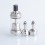 Copper Millennium Style RTA V1.1 Rebuildable Tank Atomizer - Silver, 316SS + Glass, 4.0ml, 22mm Diameter