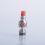 Authentic Auguse Seaman 510 Drip Tip for RDA / RTA / RDTA Silver Red