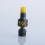Authentic Auguse Seaman 510 Drip Tip for RDA / RTA / RDTA Black Yellow