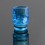 Short 510 Drip Tip for for dotMod dotAIO Pod System Translucent Blue