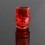 Short 510 Drip Tip for for dotMod dotAIO Pod System Translucent Red