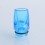 Long 510 Drip Tip or for dotMod dotAIO Vape Pod System Translucent Blue