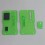 Kontrl V2 Kontrl Mag Style Front + Back Door Panel Plates w/ Button for dotMod dotAIO Vape Pod System Fluorescent Green