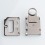SXK Screen Plate + Button Plate Set for SXK BB 60W / 70W Box Mod Kit Gun Metal