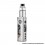 Authentic OXVA Vativ 100W Full Mod Kit with Unione PnM Tank Atomizer Medusa Stainless Steel