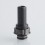 Authentic ThunderHead Creations THC Tauren Elite MTL RTA Replacement Long 510 Drip Tip Black Gun Metal