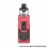 Authentic Vandy Unicorn 50W Box Mod Pod Kit Bordeaux Red