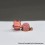 Authentic MK MODS Handmade Engraved Titanium Drip Tip + Button Set for dotMod dotAIO V1 / V2 Pink