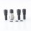 Authentic YFTK Billet Box Drip Tip Set for Billet / SXK BB Box Kit Silver Black