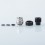 PRC Quantum Style 510 / BB Drip Tip kit for SXK BB / Billet Box Mod Kit Black