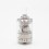 Hurricane 1.4 NG Style RTA Rebuildable Tank Atomizer - Silver, 3.0ml, 24mm Diameter