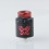 Authentic Hell Dead Rabbit 3 RDA Rebuildable Dripping Atomizer Black Red