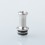 Replacement 510 MTL Drip Tip for Typhoon Taifun GTR Style RTA Silver