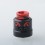 Authentic Hellvape Dead Rabbit Max RDA Rebuildable Dripping Vape Atomizer Black Red