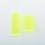 Authentic MK MODS Replacement Front + Back Window for Cthulhu AIO Mod Kit Fluo Green