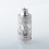 ULTON Typhoon Taifun GTV GT V Style RTA Rebuildable Tank Atomizer - Silver, 6ml, 25mm Diameter