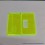 Authentic MK MODS Square Button Panel for DNA 60W / 70W BB Style Box Mod Fluo Green