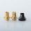 Monarchy Cyber Style 510 Drip Tip Set Black Gold SS POM