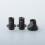 Monarchy Cyber Style 510 Drip Tip Set Black Black SS POM