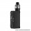 Authentic Lost Thelema Quest 200W VW Box Mod Kit with UB Pro Pod Tank - Black Calf Leather, 5~200W, 2 x 18650, 5.0ml