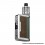 Authentic Lost Centaurus Q200 Box Mod Kit with UB Max Pod Tank 5ml Stainless Steel Teak Wood