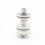 Monarchy JIIIS V2 J3 2 Style RTA Rebuildable Tank Atomizer - Silver, 23mm Diameter