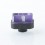 Kontrl Mag Style 510 Drip Tip Black Purple Aluminum Resin