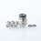 Mission XV Ignition Booster Tip Style Drip Tip Set for BB / Billet Mod Silver Black