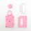 SXK Fire Button + Screen Plate + Button Plate Set for SXK BB 60W / 70W Box Mod Kit Pink