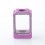 Mission XV Style Space Pod Boro Tank for SXK BB / Billet AIO Box Mod Kit Purple Aluminum