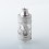 Typhoon Taifun GTV GT V Style RTA Rebuildable Tank Atomizer - Silver, 6ml, 25mm Diameter