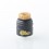 Authentic ThunderHead Creations X Mike s THC Blaze SOLO RDA Atomizer Black Gold