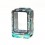 SXK Mission XV Style Space Pod Boro Tank for SXK BB / Billet AIO Box Mod Kit - Black Green, Aluminum Alloy
