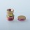 Authentic MK MODS Ti-type2 Drip Tip + Button Set for dotMod dotAIO V1 / V2 Pod Pink