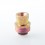 Authentic MK MODS Ti-type2 Drip Tip + Button Set for Cthulhu AIO Pink
