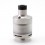 SXK GG Golden Greek Caspardina Style RTA Rebuildable Tank Atomizer Sandblasted Silver