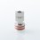 510 Drip Tip for RDA / RTA / RDTA Atomizer Silver Stainless Steel