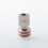 510 Drip Tip for RDA / RTA / RDTA Atomizer Silver Titanium